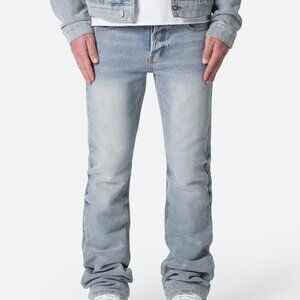 mnml B575 Western Crosshatch Flare Denim - Blue Size 38Blue / 38